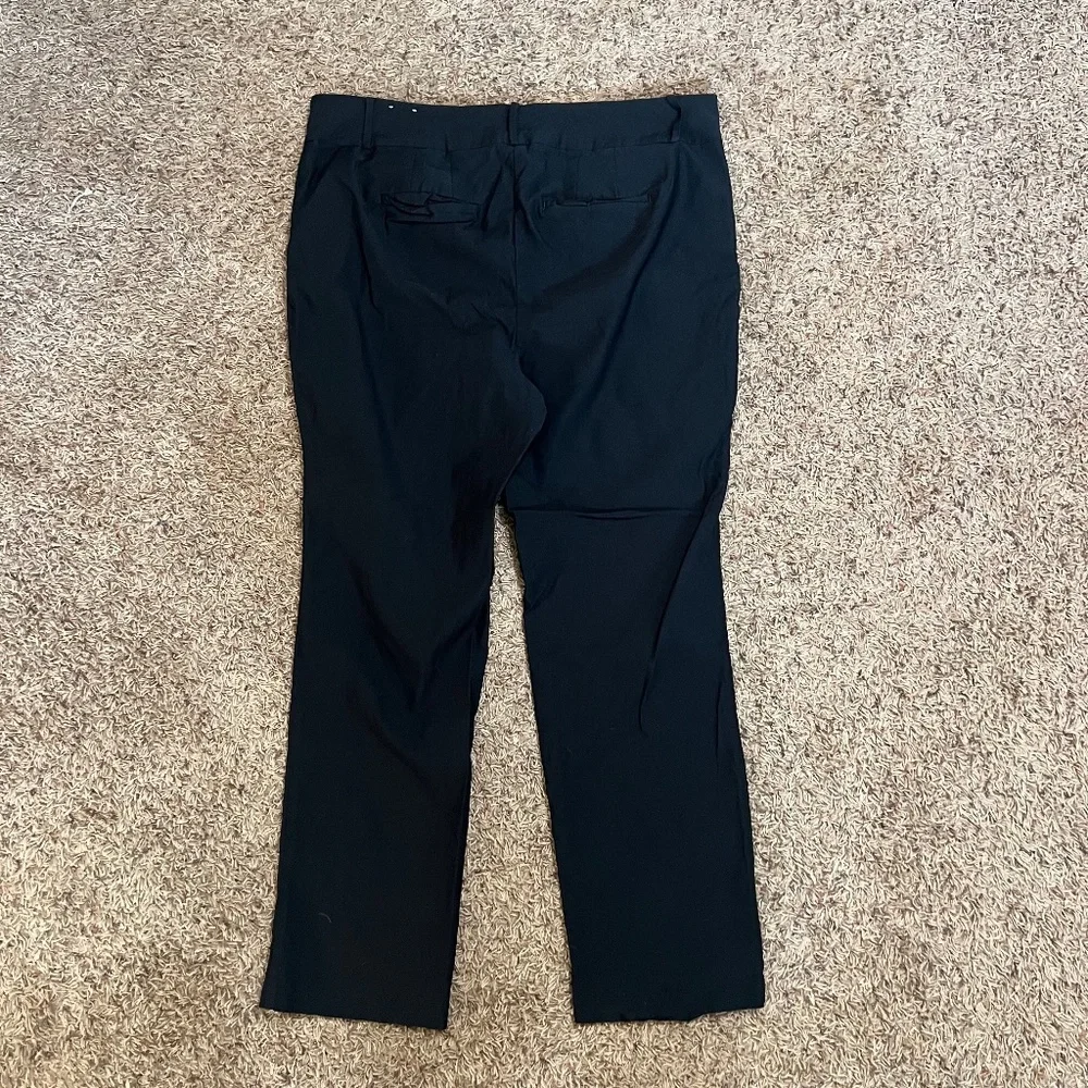 Lane Bryant Black Dress Pants | Stretch Straight Leg | Size 26